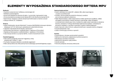 Peugeot gazetka | Rifter MPV WYPRZEDAŻ Strona 3