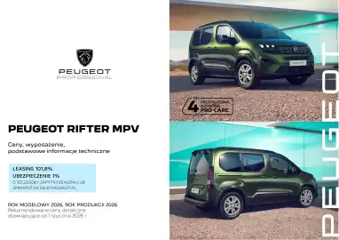 Peugeot gazetka | Rifter MPV Strona 1