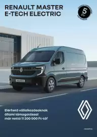 Renault akciós újság | Master e-tech electric Oldal 1