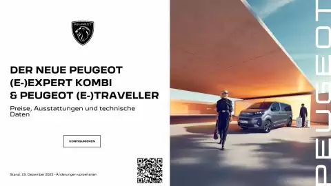 Peugeot Flugblatt Seite 1