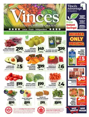 Vince's Market flyer (valid until 28-01)