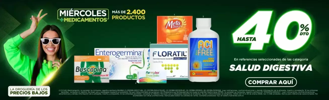 Catálogo Cruz verde (válido hasta 20-01)