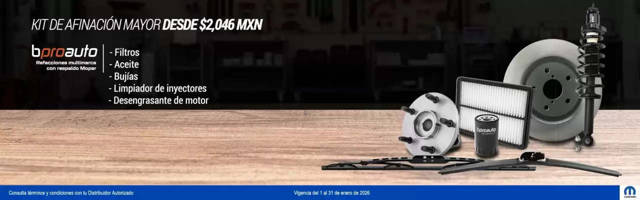 Catálogo Mopar (válido hasta 31-01)