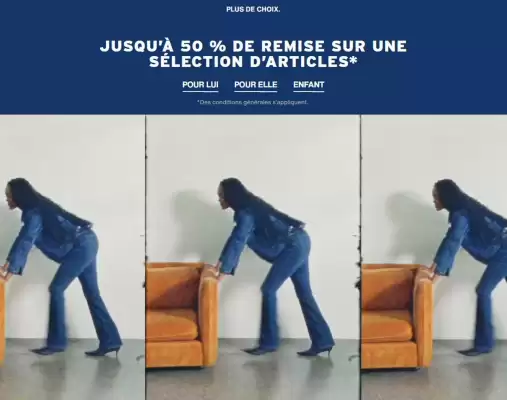 Catalogue Levi's (valable jusqu'au 3-02)