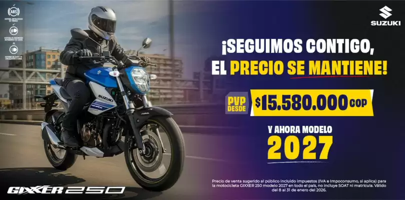 Catálogo Suzuki (válido hasta 31-01)