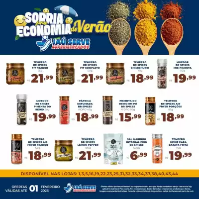 Catálogo Supermercados Jau Serve (válido até 1-02)
