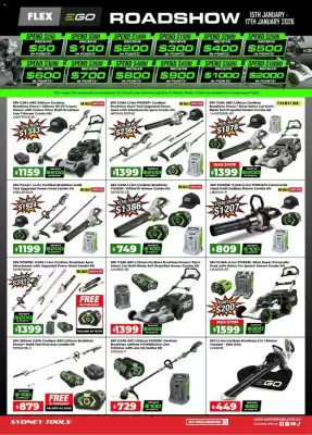 Sydney Tools catalogue (valid until 17-01)