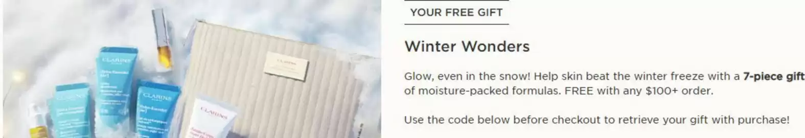 Clarins flyer Page 1