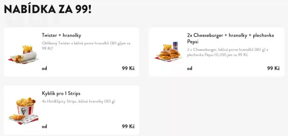 KFC leták týden 3 Strana 1
