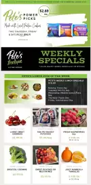Pete's Fine Foods flyer week 3 Page 1