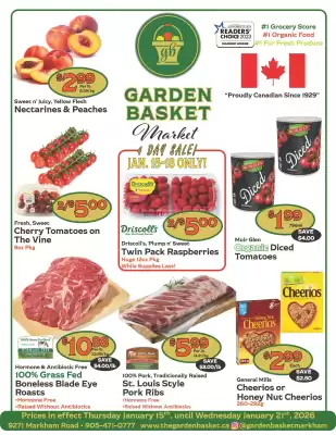 The Garden Basket flyer (valid until 21-01)