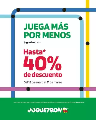 Catálogo Juguetrón (válido hasta 31-03)