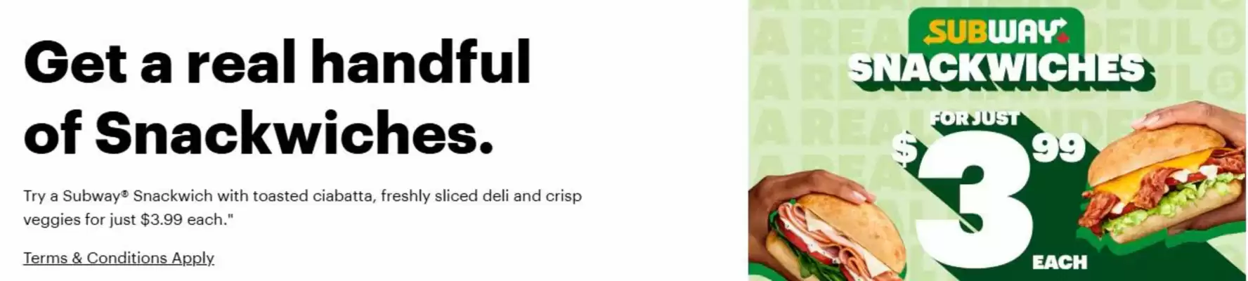 Subway flyer (valid until 9-02)