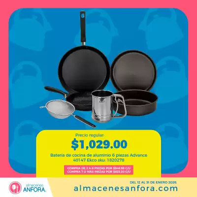 Catálogo Almacenes Anfora (válido hasta 31-01)