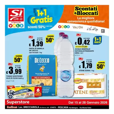 Volantino Sì con te Superstore (valido fino al 28-01)