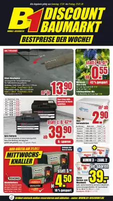 B1 Discount Baumarkt Prospekt (gültig bis 23-01)