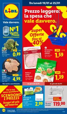 Volantino Lidl (valido fino al 25-01)