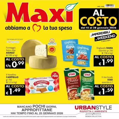 Volantino Maxi Supermercati (valido fino al 28-01)