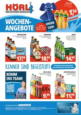 Hörl Getränke Prospekt (gültig bis 21-01)