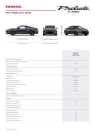 Honda gazetka | Prelude e:HEV Strona 1