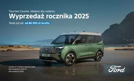 Ford gazetka | Tourneo Courier Wyprzedaż Strona 1