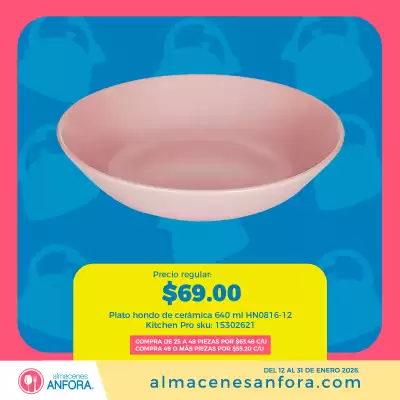 Catálogo Almacenes Anfora (válido hasta 31-01)