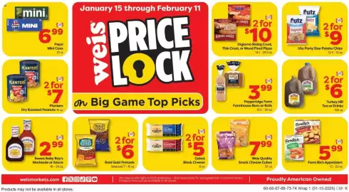 Weis Markets weekly ad week 3 Page 6
