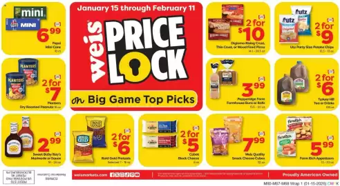 Weis Markets weekly ad week 3 Page 1