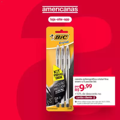 Encarte Lojas Americanas (válido até 16-01)