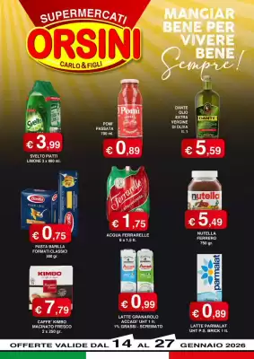 Volantino Orsini Market (valido fino al 27-01)