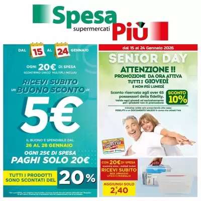 Volantino SpesaPiù Supermercati (valido fino al 24-01)