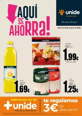 Folleto Unide Supermercados (válido hasta el 28-01)