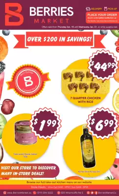 Berries Market flyer (valid until 21-01)