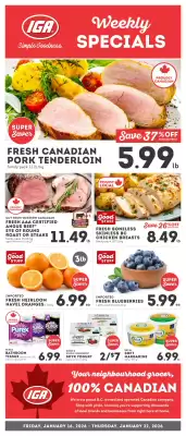 IGA flyer (valid until 22-01)