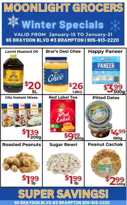 Moonlight Grocers flyer (valid until 21-01)