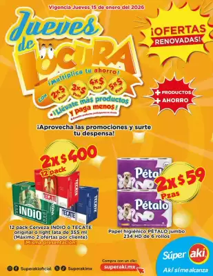 Folleto Super Aki (válido hasta 15-01)
