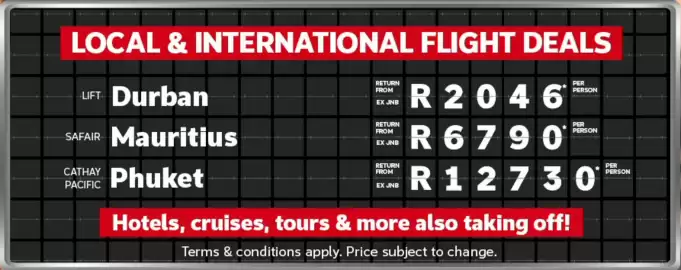 Flight Centre catalogue week 3 Page 1