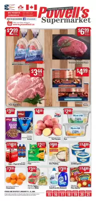 Powell's Supermarket flyer (valid until 21-01)