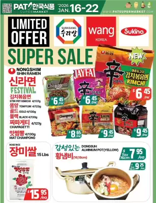 PAT Mart flyer (valid until 23-01)