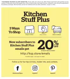 Kitchen Stuff Plus flyer week 3 Page 7