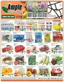 Ample Food Market flyer week 3 Page 1