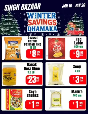 Singh Bazaar flyer (valid until 20-01)