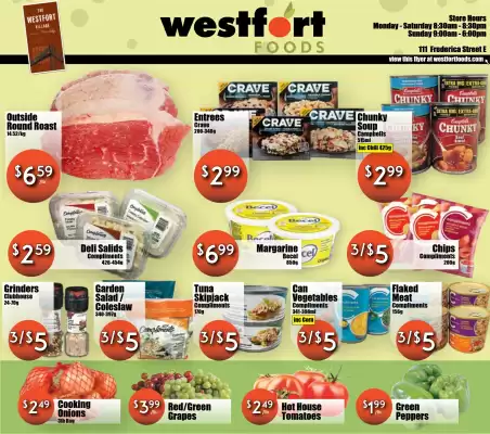 Westfort Foods flyer (valid until 22-01)