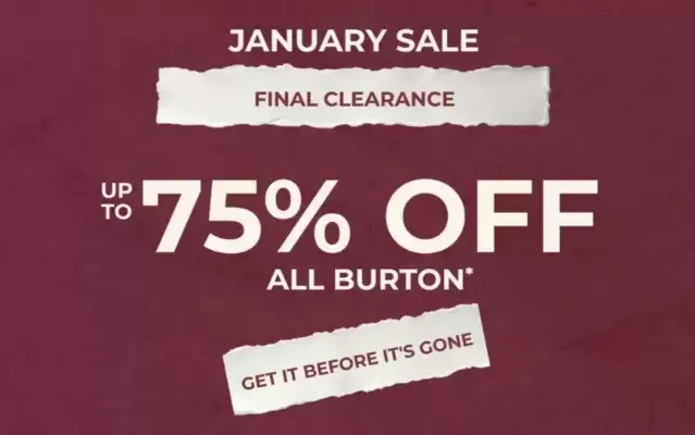 Burton leaflet (valid until 23-01)