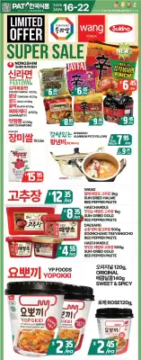 PAT Mart flyer (valid until 22-01)