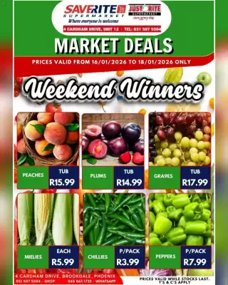 Saverite catalogue (valid until 18-01)