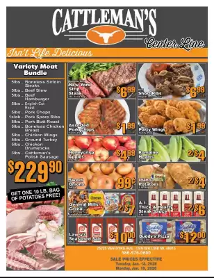 Cattleman's weekly ad (valid until 19-01)