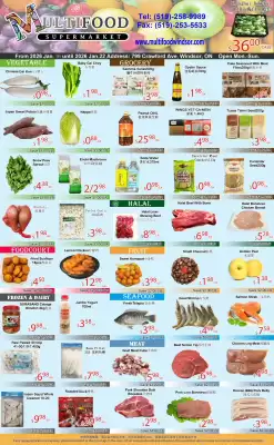 MultiFood Supermarket flyer (valid until 22-01)