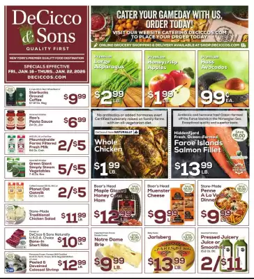DeCicco & Sons weekly ad (valid until 22-01)