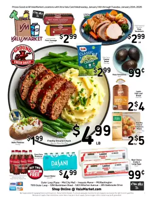 Valu Market weekly ad (valid until 20-01)